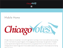 Tablet Screenshot of chicagovotes.com